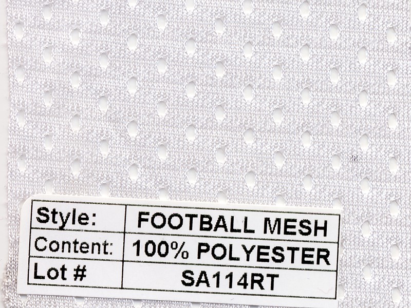 Football Mesh 100% Polyester